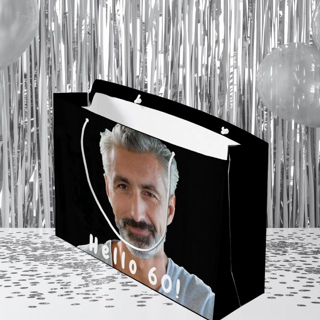 60-årsdagars anpassningsbar, svart, vit bild (Skapare uppladdad)