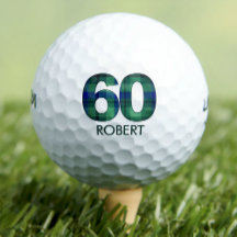 60-årsdagen för golf bollar 60-årsjubileum för gol