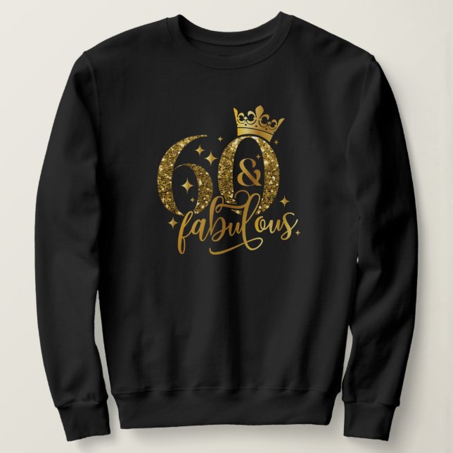 60-årsdagen - Kvinnors grundläggande T-Shirt (Design framsida)