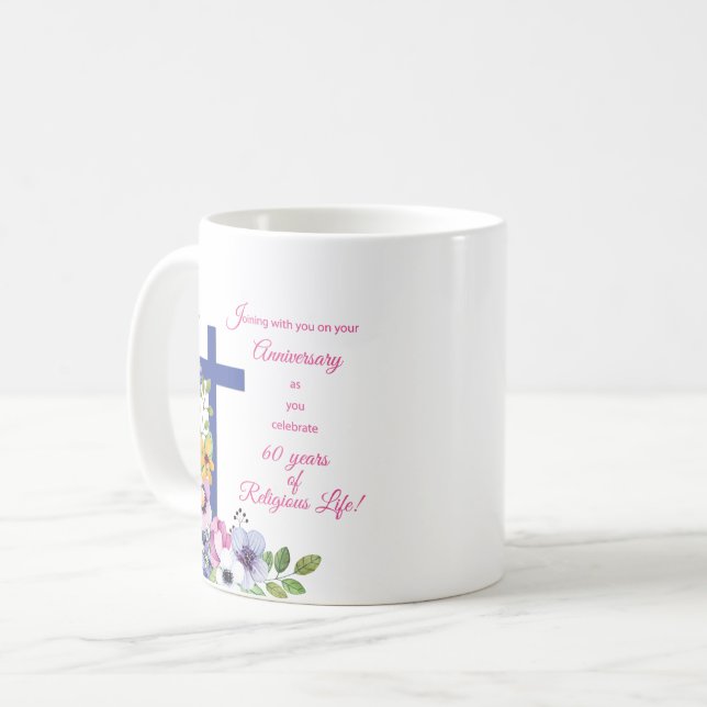 60-årsdagen, nuet, Religiösan Life Kor Kaffemugg (Framsida vänster)