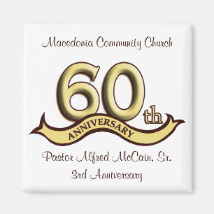 60-årsdagen Party favors Magnet