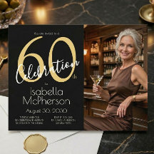 60-årsfirande Foto Svart Guld 60-årsdag