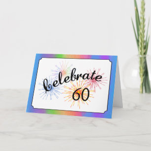 60-årsfirande kort