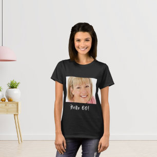 60-årsfoto hej 60 kvinnor t shirt