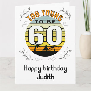 60-årsgåva lustigt 60-årsdag i dag kort