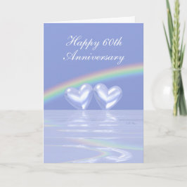 60-årsjubiléet Diamond Hearts (Tall) Kort