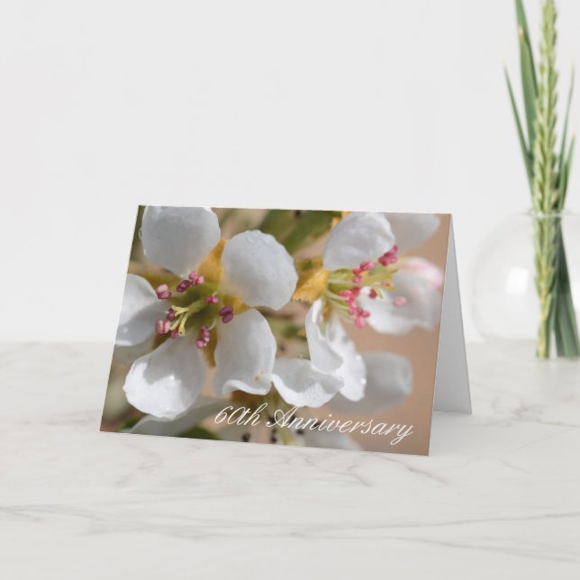 60-årsjubileum för hälsning kort (Framsida)