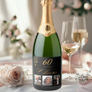 60-årsjubileum fotosvart guld-bedragare