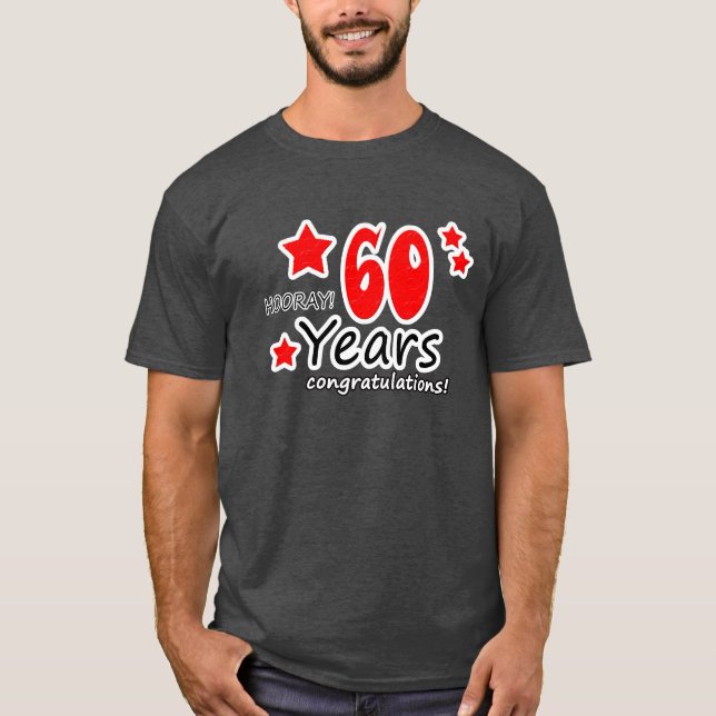 60-årsjubileum t shirt (Framsida)