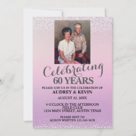 60-årsjubileums inbjudan