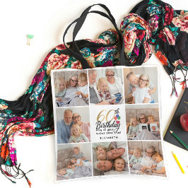 60-årspresent Foto Collage Mormor Mor Gåvor Tygkasse