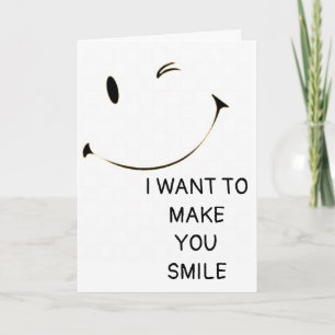 **60 BIRTHDAY** JAG VILL GÖRA DIG "SMILE" FUNNY KORT