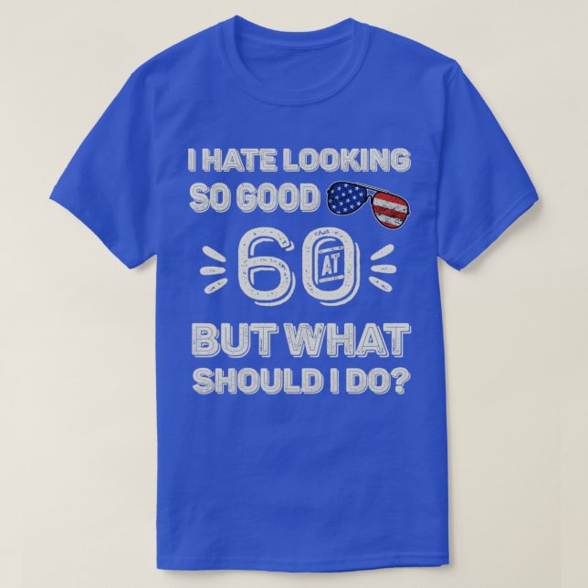 60 Bröllop-årsdagen för hans 60-årsjubileum T Shirt (Design framsida)