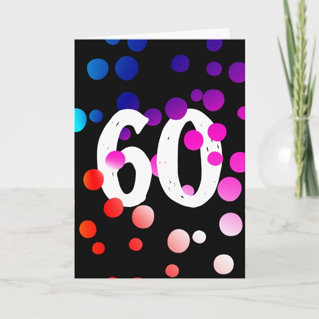 60 dagars regnbågsdockor på svarta kort (Framsida)