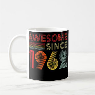 60 Dekorationer på födelsedagen Manar Kvinnor 1962 Kaffemugg