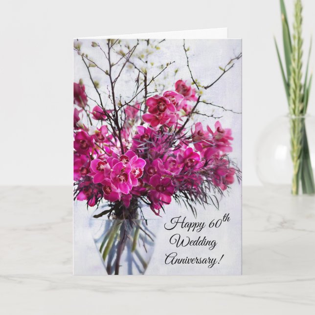60:e årsdagen för Bröllop, 60-årsjubileet Kort (Framsida)