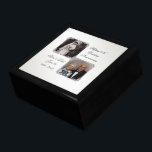 60:e årsdagen för Diamond Bröllop, foto Gift Box Minnesask<br><div class="desc">En Digitalbcon Bilder Design med ett tema av typen Patinum silver färg med en rad olika bilder, former, mönster, stilar och typsnitt i anpassningsbar i denna foto Gift-ruta av typen"60:e diamantdagen Bröllop". Den här eleganten och den attraktiva designen levereras med textmarkering och fotoinfogningar till kostym vid ditt speciella tillfälle. FYLLA...</div>