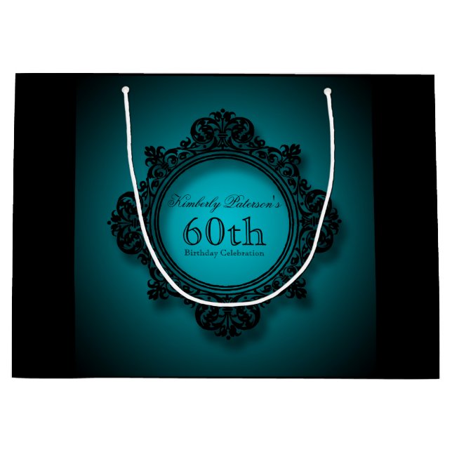 60:e bithday Firande Personlig Gift Bag (Framsidan)