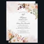 60:e Blommigten på födelsedagen Pastel Grönt Surpr Inbjudningar<br><div class="desc">Botanisk Pastel-Blommigt 60:e Födelsedagsfest inbjudan-vykort som du enkelt kan anpassa med dina party-uppgifter genom att klicka på knappen "Anpassa". Modern blommigt bouquet har en bra och modern typografi. Perfekt för en inbjudan till en överraskningsfest för en milstolpe i firande</div>