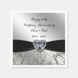 60:e Bröllop-årsdagen för Pappra blöjor Pappersservett