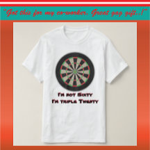 60:e Dart League Birthday Humor