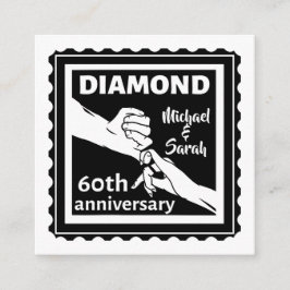60:e diamanten bröllop, traditionell årsdag tilläggskort