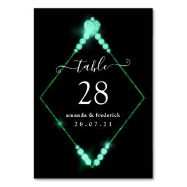 60:e Diamond Bröllop-årsdagen Bordsnummer