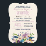 60:e Eleganten på födelsedagen Bouquet Inbjudningar<br><div class="desc">60:e Eleganten på födelsedagen Bouquet-inbjudningar. Denna ljusa,  färgstarka inbjudan är perfekt för ett modernt födelsedagsfirande.</div>