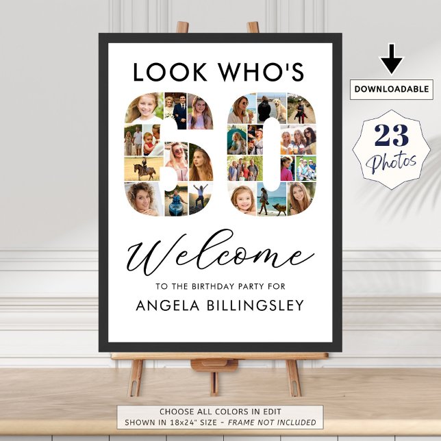 60:e födelsedag 60 23 foton Se Vem är 60? Poster (Skapare uppladdad)