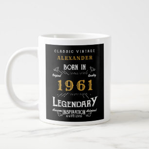 60:e födelsedag 60 år Born 1961 Legend Jumbo Mugg