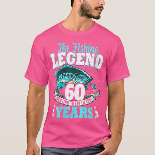 60:e födelsedag 60-åriga fiskare 1966 t shirt
