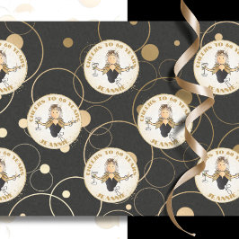 60:e födelsedag Den nutida moderna Fab Black Guld 