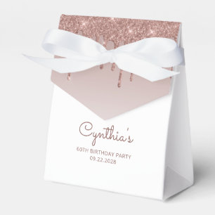 60:e födelsedag Elegant Ro Glitter Presentaskar