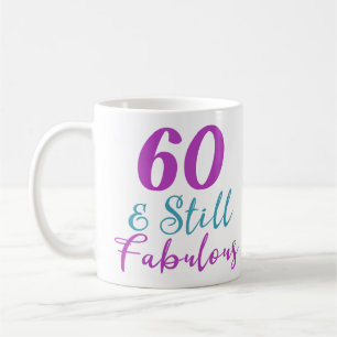 60:e födelsedag fortfarande svällande kaffemugg