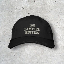 60:e födelsedag Golfer Begränsad Edition Funny Broderad Keps