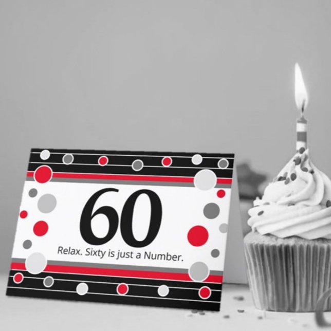 60:e födelsedag, humoristiskt kort! Kort (Skapare uppladdad)
