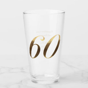 60:e födelsedag i Diamond Bröllop Glaskopp