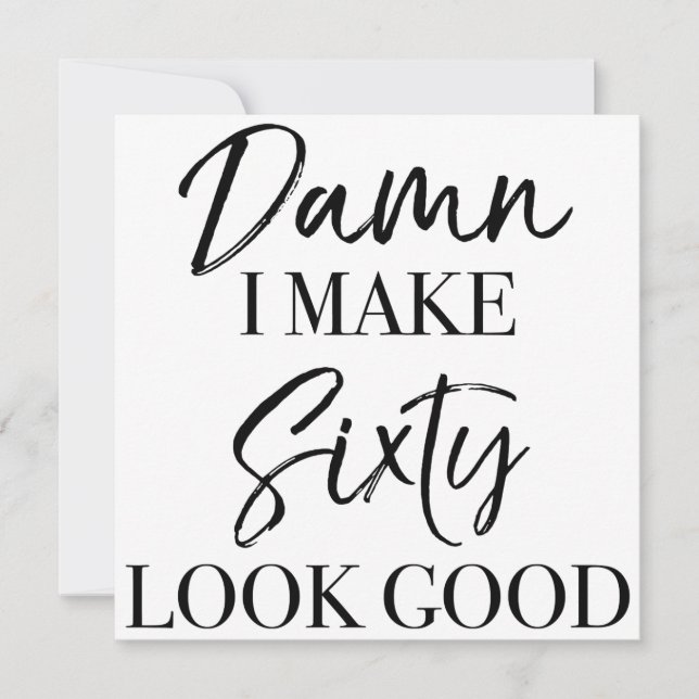 60:e födelsedag kort (Framsida)