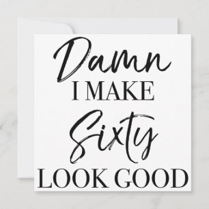 60:e födelsedag kort