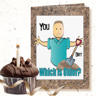 60:e födelsedag Lusande Tecknad gammal Kort