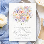60:e födelsedag Party Flower Bouquet Inbjudningar<br><div class="desc">En elegant vattenfärgsbukett med vintage blommor dekorerar överdelen av detta 60:e födelsedagsfest inbjudan. Mjuka pastellblommor accentueras med modern konst. namn från födelsedagskalfirman skrivs i ett modernt,  enkelt skript. Det finns matchande tecken och det finns dekorationer i party tillgängliga.</div>
