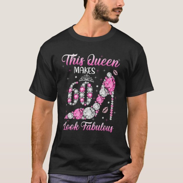60:e födelsedag S för kvinnor Queens 1962 Diamond  T Shirt (Framsida)