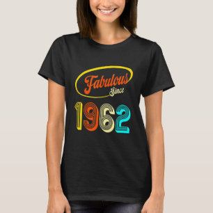 60:e födelsedag sedan 1962 60 år med bin t shirt