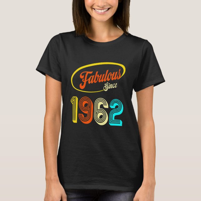 60:e födelsedag sedan 1962 60 år med bin t shirt (Framsida)