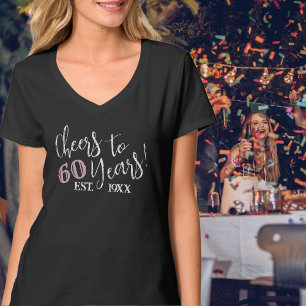 60:e födelsedag Skål för 60 svarta kvinnor T Shirt