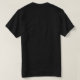 60:e födelsedag, svart Guld-Retro T Shirt (Design baksida)