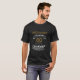 60:e födelsedag, svart Guld-Retro T Shirt (Hel framsida)
