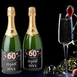 60:e födelsedag svarta stjärnor ro guld
