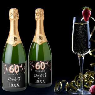 60:e födelsedag svarta stjärnor ro guld