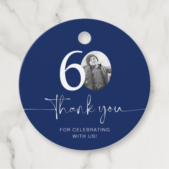 60:e födelsedag, Tack Gåvor Etiketter (Framsida)